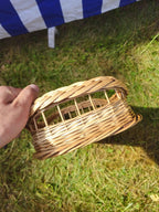 Wicker serving tray 007r - NaturelyWoven wicker - handmade