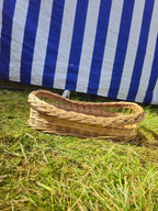 Wicker serving tray 007r - NaturelyWoven wicker - handmade