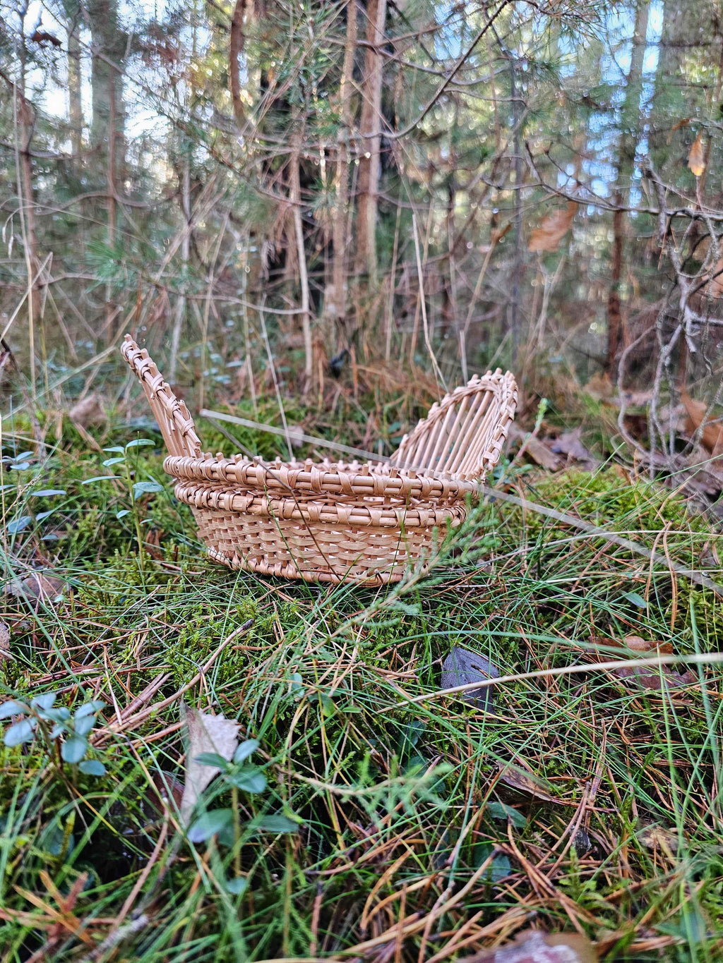 Padėklas su ažūriniu dugnu — vytelių padėklas, 3 nuotrauka