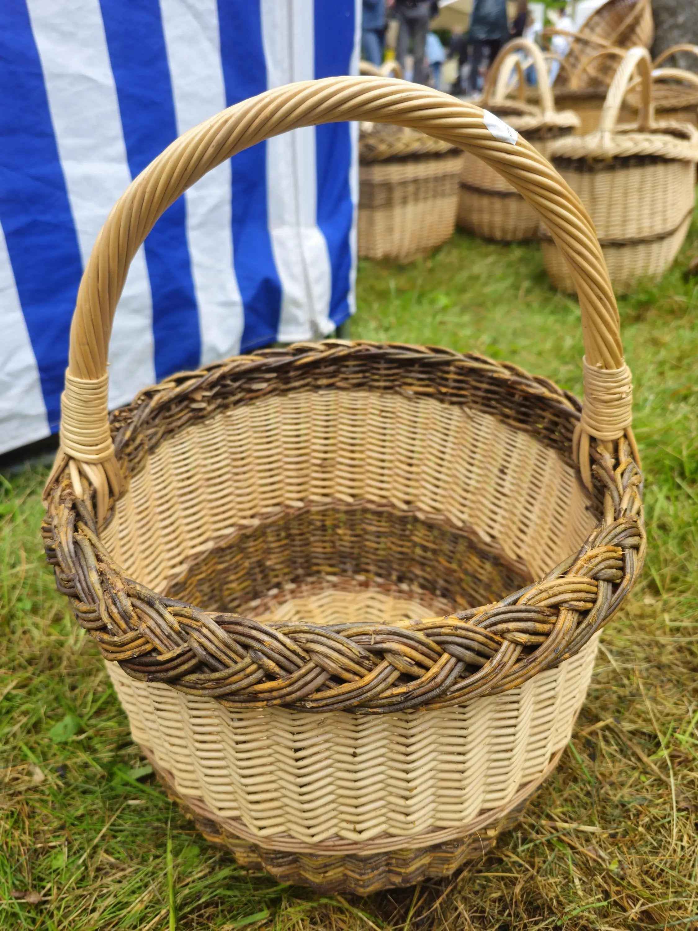 Sandėliavimo pintinė su aukšta rankena — daiktų pintinė, 8 nuotrauka