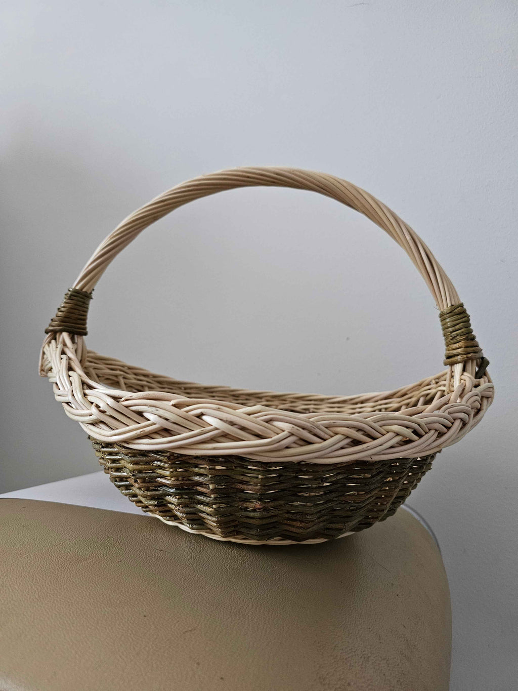 Wicker tray 024b - NaturelyWoven wicker - handmade