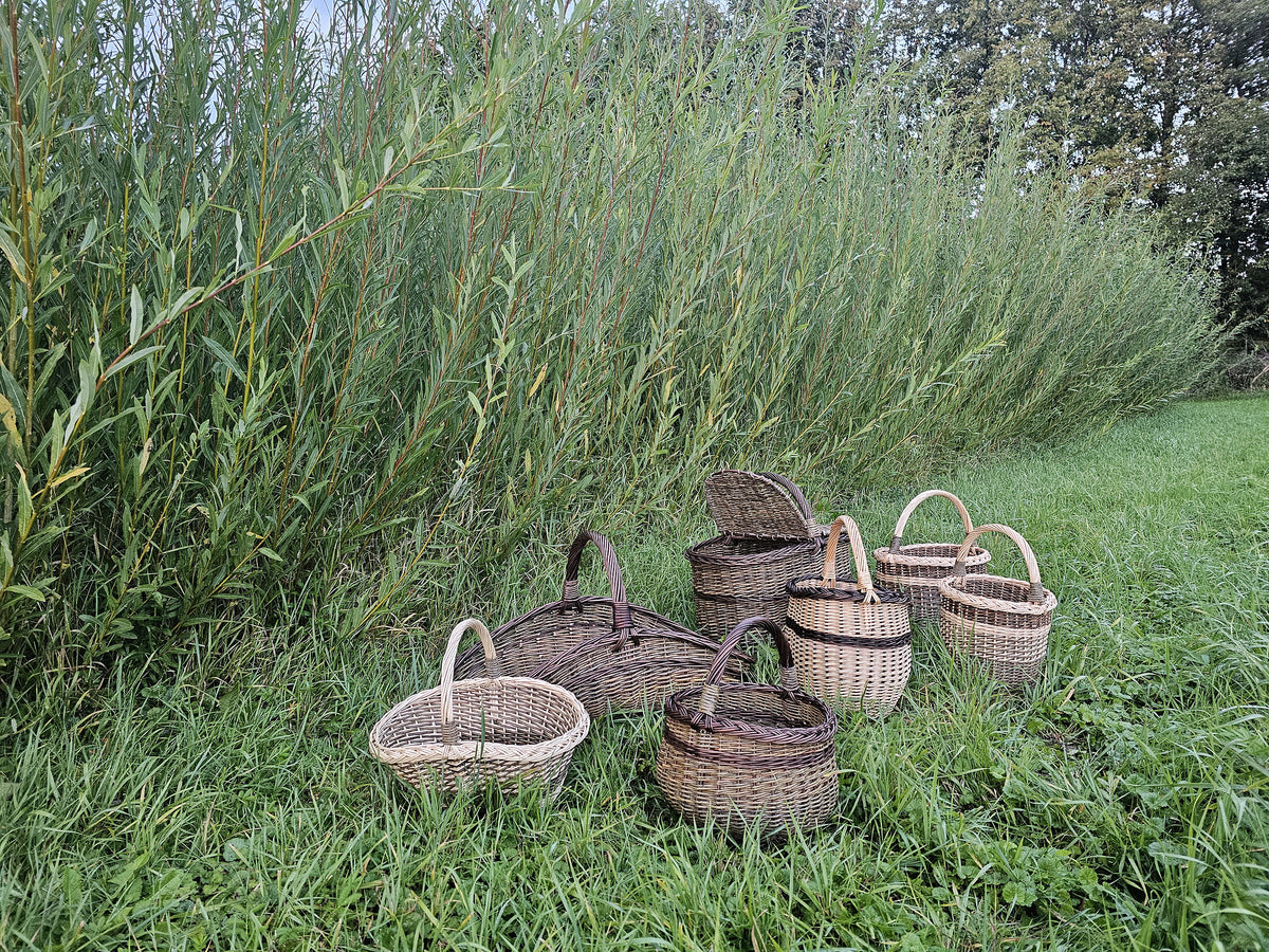 How a willow basket is made